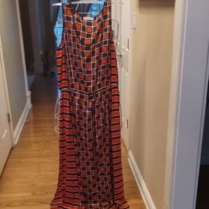 Michael Kors Geometric Patterned Maxi Dress